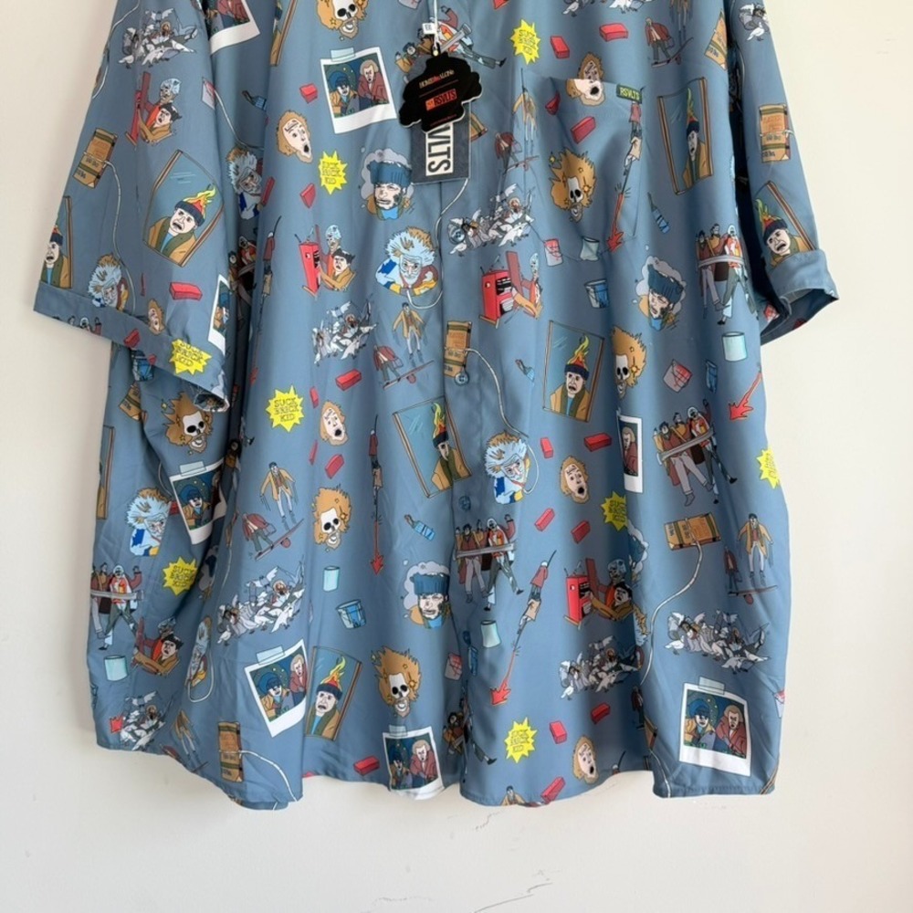 RSVLTS Disney Home Along Sitcky Bandits Button Down Shirt 4XL - Picture 3 of 9